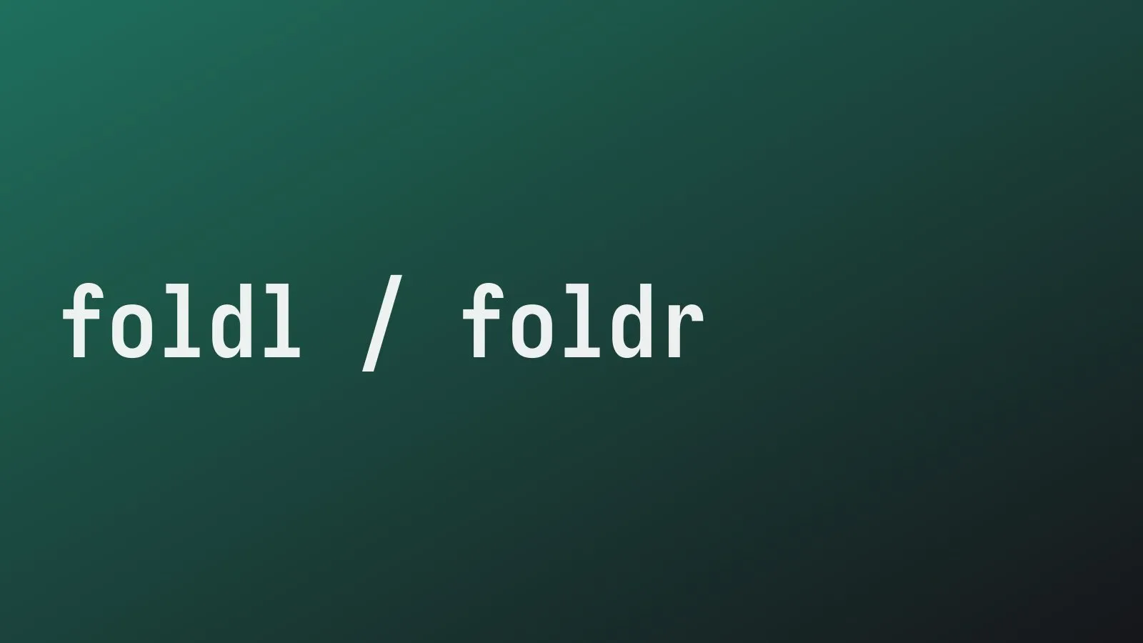 Свёртки наглядно: интерактивный foldl