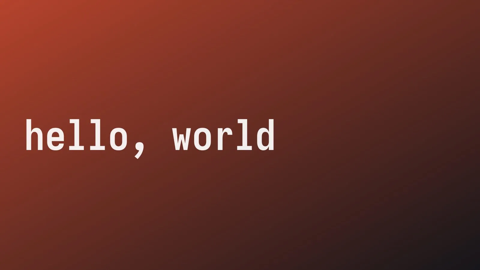 Hello, world — и с чего начинается этот блог